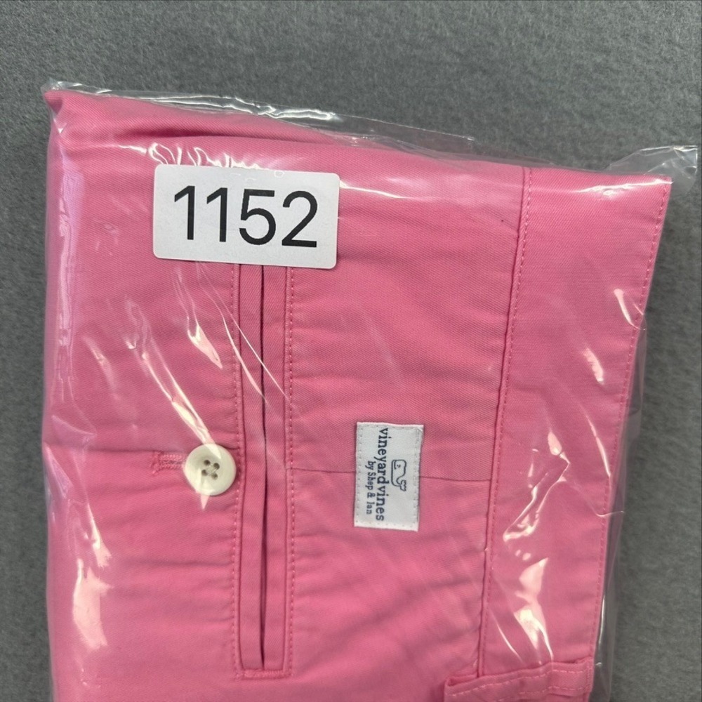 Vineyard Vines Chino Shorts Mens 30 Pink Breaker Cotton Flat Front 1H0213 - Picture 11 of 11